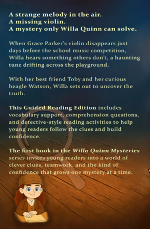 Alternative view of Willa Quinn Mysteries: The Mystery of the Vanishing Violin (Guided Reading & Classroom Edition)